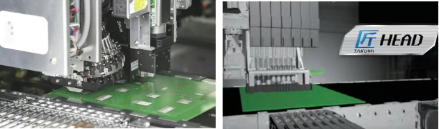 根據(jù)實際生產(chǎn)選擇貼片頭